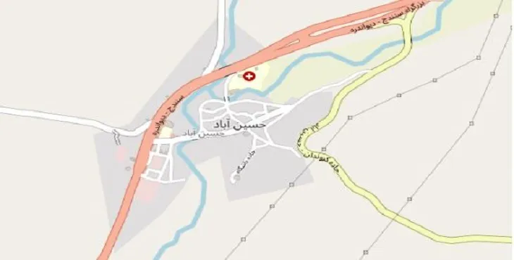 دانلود نقشه شهر حسین آباد جنوبی + pdf با کیفیت بالا