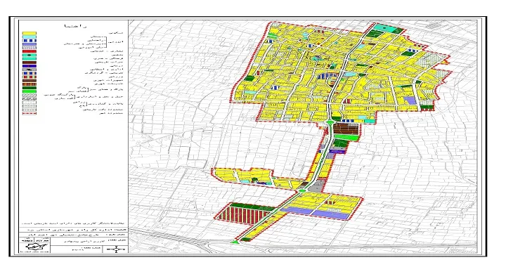 دانلود آلبوم نقشه های طرح جامع-تفصیلی شهر احمدآباد اردکان