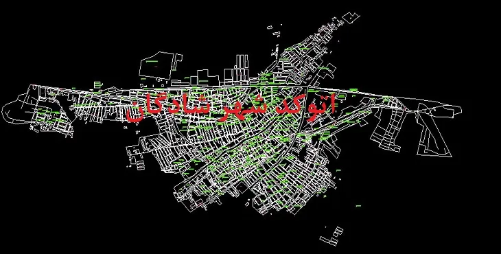 دانلود نقشه اتوکد شهر شادگان