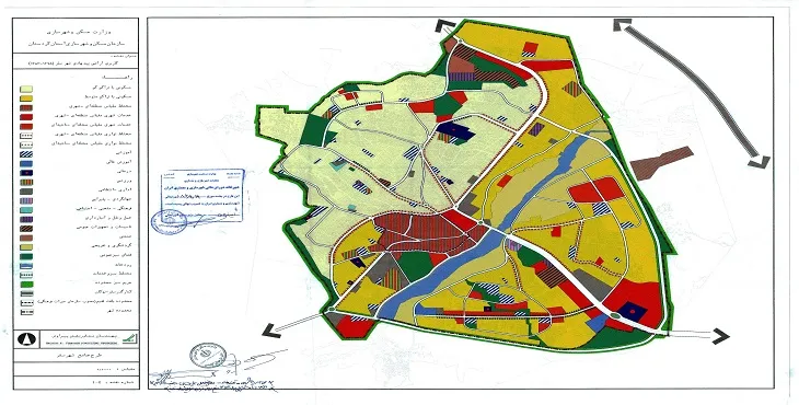 دانلود طرح جامع شهر سقز سال 83 + آلبوم نقشه ها