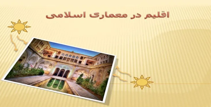 دانلود پاورپوینت نقش اقلیم در معماری اسلامی