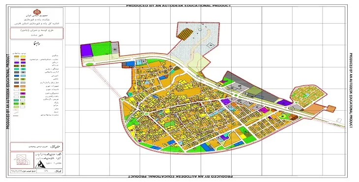 دانلود آلبوم نقشه های طرح جامع شهر سده