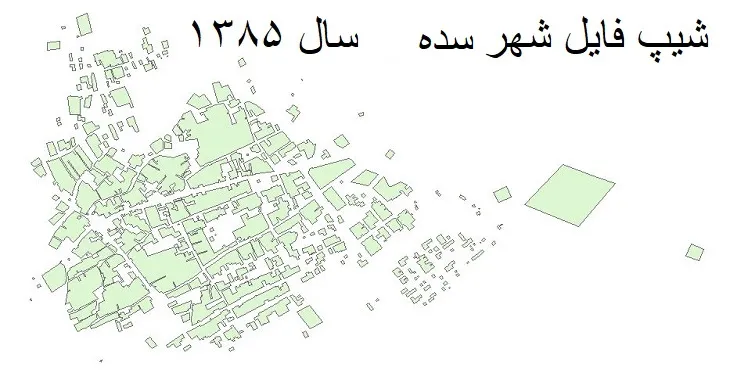 دانلود شیپ فایل بلوک آماری شهر سده