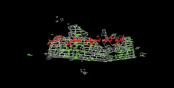 دانلود نقشه اتوکد شهر علی اکبر