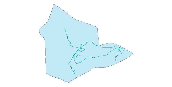 جدیدترین نقشه شیپ فایل راه های شهرستان فاریاب + PDF