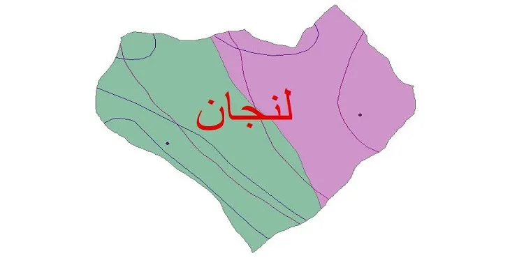 نقشه شیپ‌ فایل اقلیم‌شناسی شهرستان لنجان + 7 لایه اقلیمی