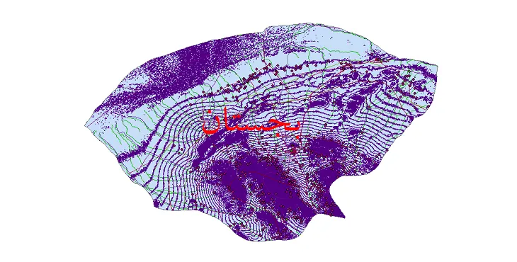 دانلود نقشه های شیپ فایل شهرستان بجستان + کاملترین لایه GIS