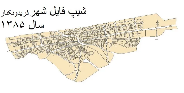 دانلود شیپ فایل بلوک آماری شهر فریدونکنار