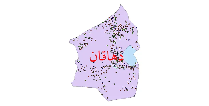 دانلود نقشه جمعیت نقاط شهری و روستایی شهرستان دهاقان از سال 1335 تا 1395