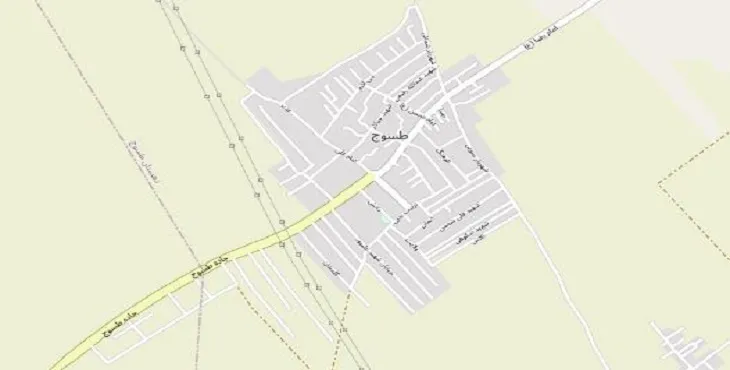 دانلود نقشه شهر طسوج + pdf با کیفیت بالا