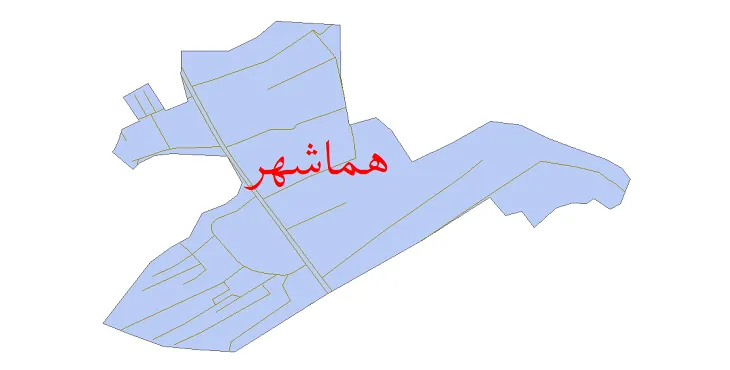 دانلود نقشه شیپ فایل شبکه معابر شهر هماشهر سپیدان