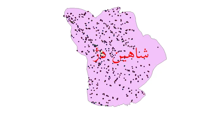 دانلود نقشه جمعیت نقاط شهری و روستایی شهرستان شاهین دژ از سال 1335 تا 1395