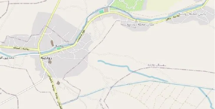 دانلود نقشه شهر رودبنه + pdf با کیفیت بالا