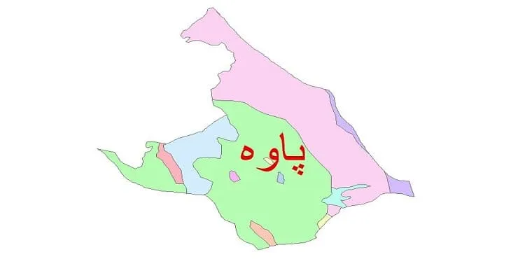 نقشه شیپ فایل (GIS) زمین‌ شناسی شهرستان پاوه