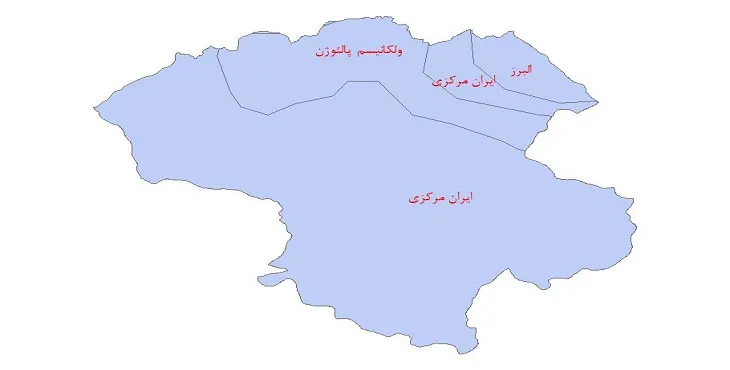 دانلود نقشه شیپ فایل (لایه GIS) ساختار زمین ساختی استان زنجان