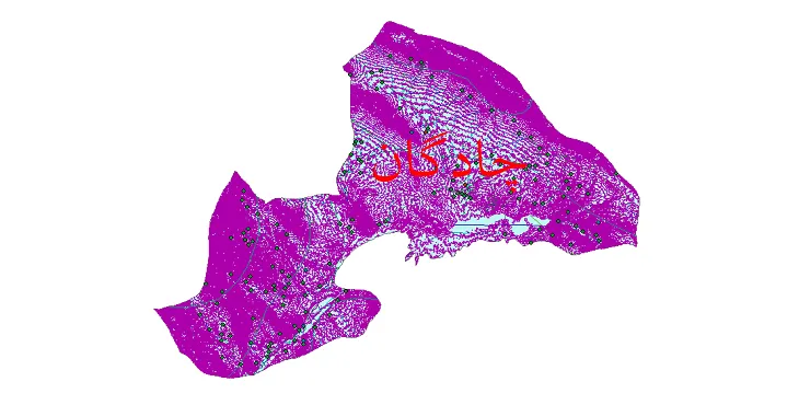 دانلود نقشه های شیپ فایل شهرستان چادگان + کاملترین لایه GIS