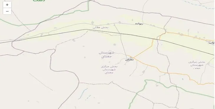 دانلود نقشه شهرستان جغتای + pdf با کیفیت بالا