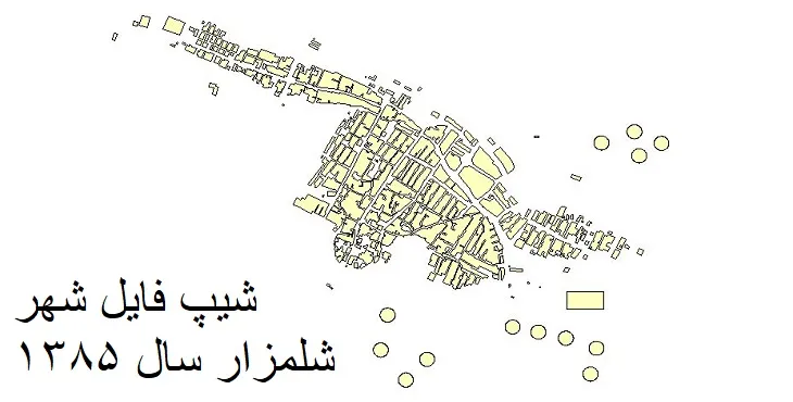 دانلود شیپ فایل بلوک آماری شهر شلمزار