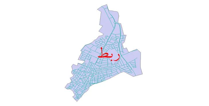 دانلود نقشه شیپ فایل شبکه معابر شهر ربط