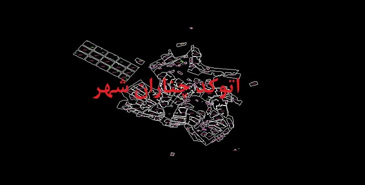 دانلود نقشه اتوکد چناران شهر 