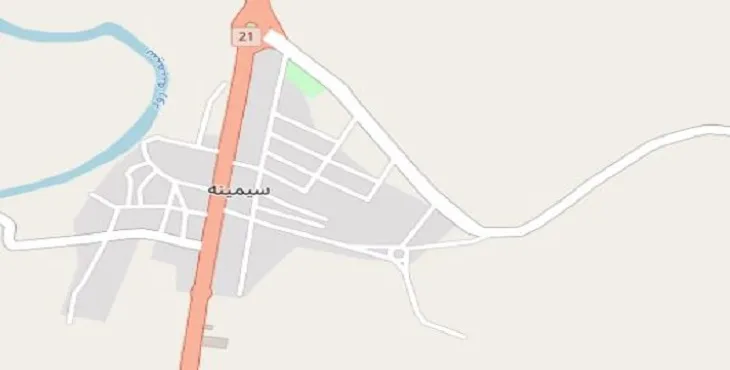 دانلود نقشه شهر سیمینه + pdf با کیفیت بالا