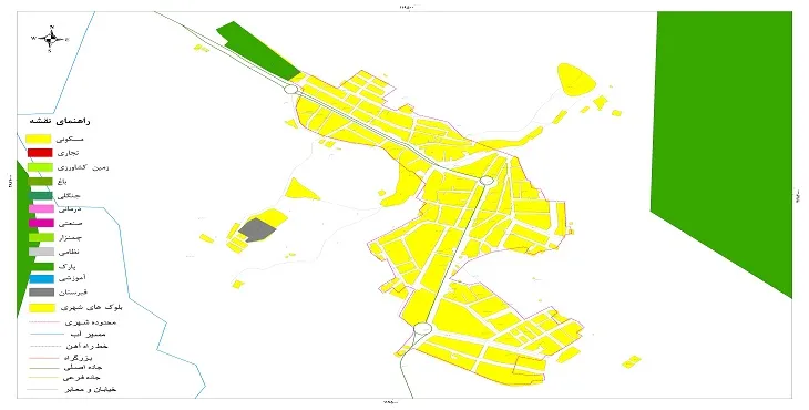 جدیدترین نقشه شهر میمه دهلران | قابل چاپ + کیفیت بالا
