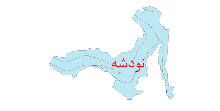 دانلود نقشه شیپ فایل شبکه معابر شهر نودشه