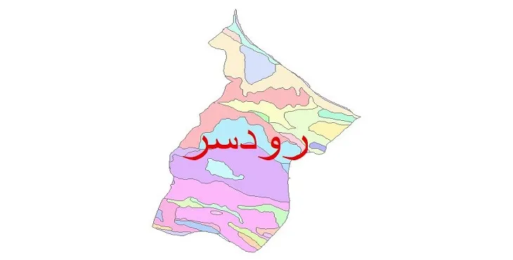 نقشه شیپ فایل (GIS) زمین‌ شناسی شهرستان رودسر