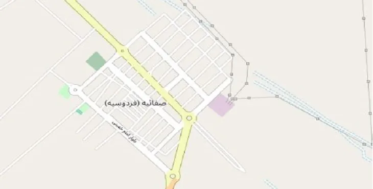 دانلود نقشه شهر صفائیه + pdf با کیفیت بالا