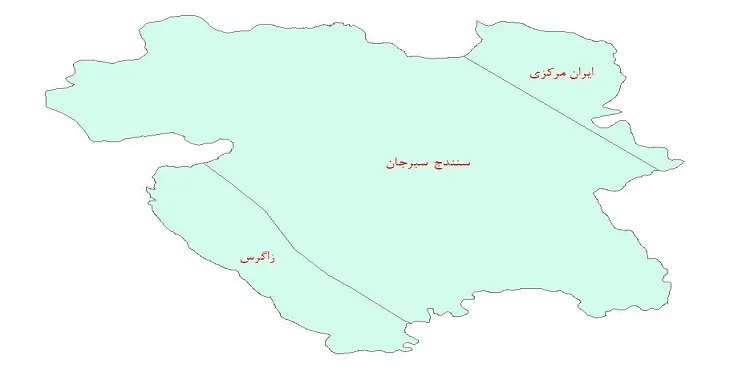 دانلود نقشه شیپ فایل (لایه GIS) ساختار زمین ساختی استان کردستان