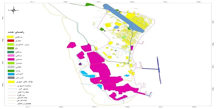 نقشه شیپ فایل (GIS) شهر خارک 1404 + عکس با کیفیت