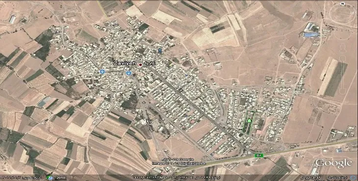 دانلود شیپ فایل بلوک آماری شهر زاویه