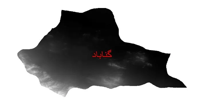 دانلود نقشه دم (DEM) شهرستان گناباد | دقت 30 متر