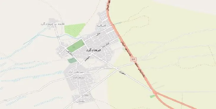 دانلود نقشه شهر فرهادگرد + pdf با کیفیت بالا
