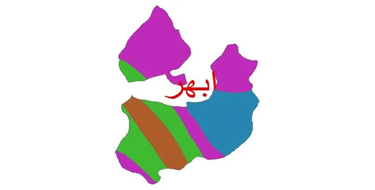 نقشه شیپ‌ فایل اقلیم‌شناسی شهرستان ابهر + 7 لایه اقلیمی