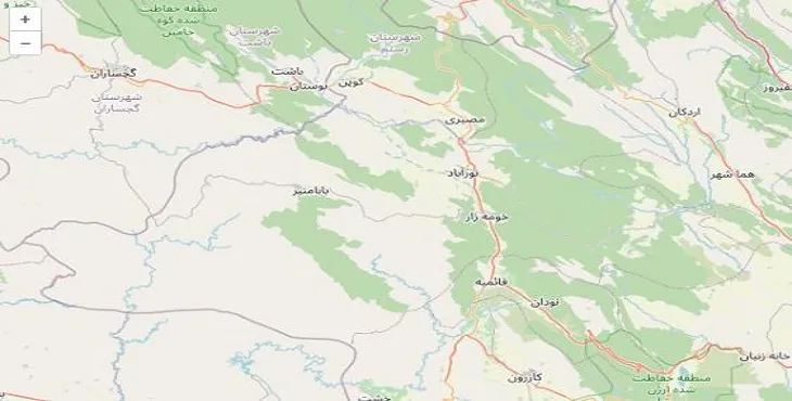 دانلود نقشه شهرستان ممسنی + pdf با کیفیت بالا