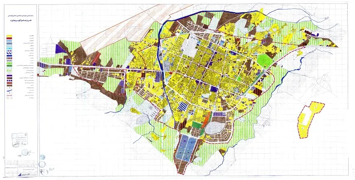 دانلود آلبوم نقشه های طرح جامع شهر بجنورد