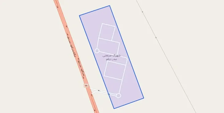دانلود نقشه شهرک صنعتی بندر دیلم + pdf با کیفیت بالا