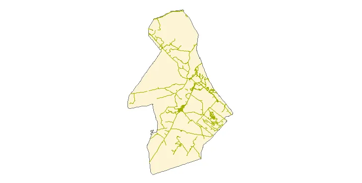 جدیدترین نقشه شیپ فایل راه های شهرستان رامشیر + PDF