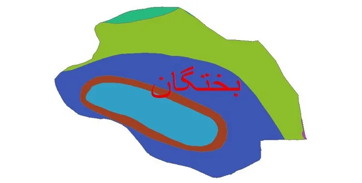نقشه شیپ‌ فایل اقلیم‌شناسی شهرستان بختگان + 7 لایه اقلیمی