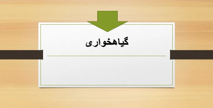 دانلود پاورپوینت گیاهخواری
