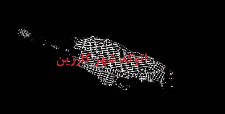 دانلود نقشه اتوکد شهر کارزین