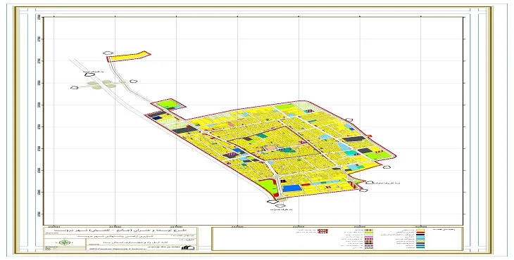 دانلود آلبوم نقشه های طرح جامع-تفصیلی شهر مروست