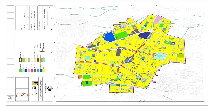دانلود طرح جامع شهر آران و بیدگل سال 96 + آلبوم نقشه ها