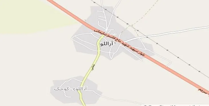 دانلود نقشه شهر آراللو + pdf با کیفیت بالا