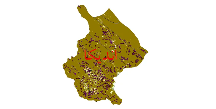 دانلود نقشه های شیپ فایل شهرستان اندیکا + کاملترین لایه GIS