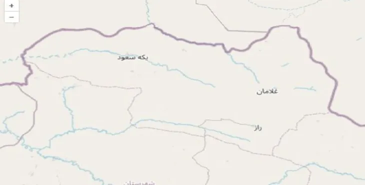 دانلود نقشه شهرستان راز و جرگلان + pdf با کیفیت بالا