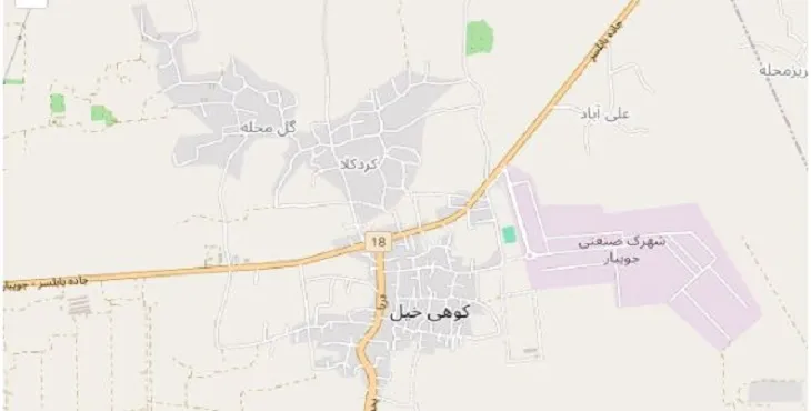 دانلود نقشه شهر کوهی خیل + pdf با کیفیت بالا