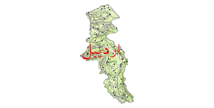 دانلود نقشه های شیپ فایل (نقشه GIS) اقلیمی استان اردبیل