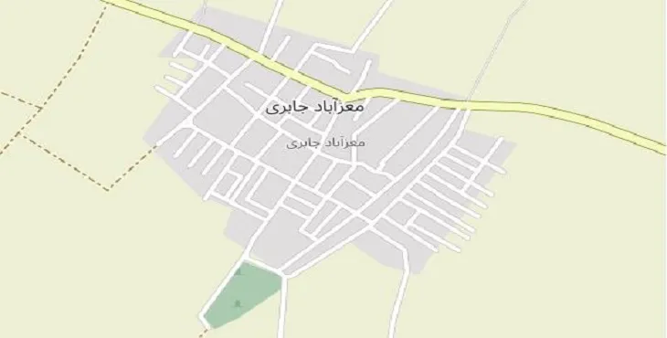 دانلود نقشه شهر معزآباد جابری + pdf با کیفیت بالا